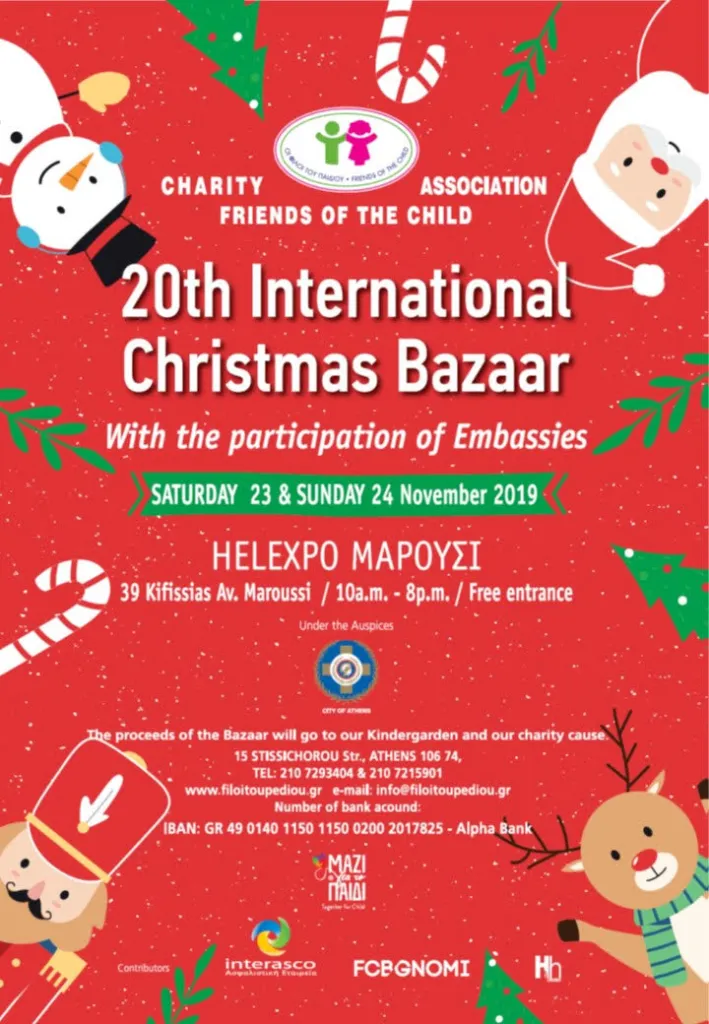 Invito al Bazaar internazionale dell’Associazione “Gli amici del bambino” Posta in arrivo x