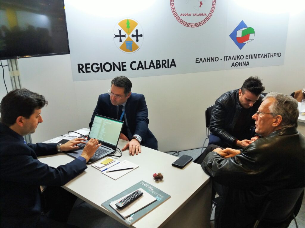 H Regione Calabria για πρώτη φορά στην Ελλάδα στην έκθεση ΕΞΠΟΤΡΟΦ μέσω του Ελληνο Ιταλικού Επιμελητηρίου Αθήνας