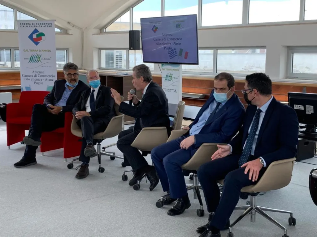 Inaugurazione dell’Antenna della CCIE- Atene(Camera di Commercio Italo-Ellenica di Atene) in Puglia