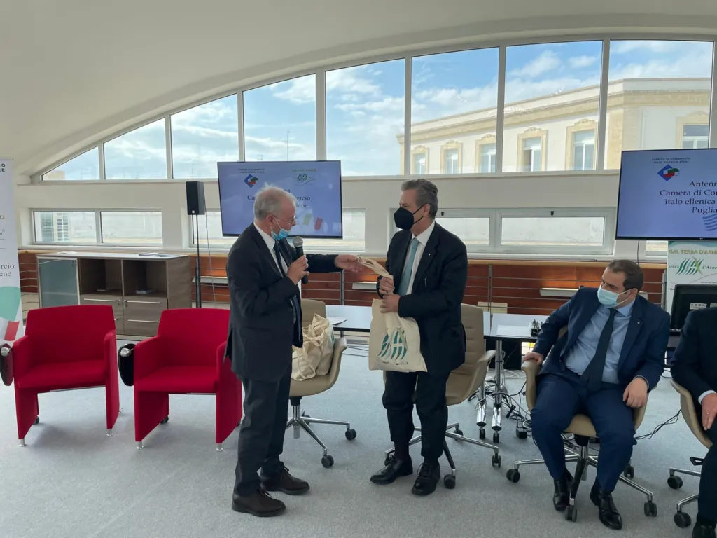 Inaugurazione dell’Antenna della CCIE- Atene(Camera di Commercio Italo-Ellenica di Atene) in Puglia