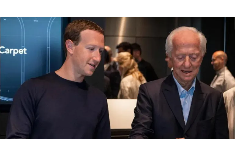Zuckerberg a Milano con Del Vecchio (Luxottica) per i nuovi occhiali intelligenti