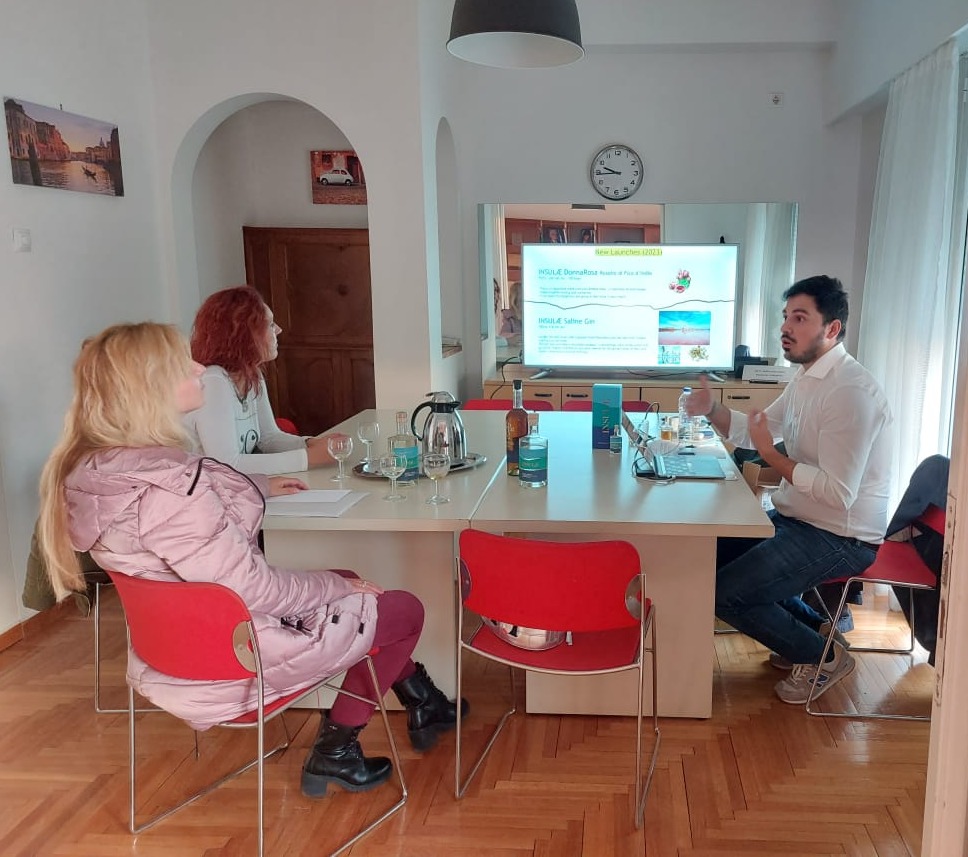 Workshop με την ιταλική εταιρεία INSULAE στα γραφεία του Έλληνο-Ιταλικού Επιμελητηρίου Αθήνας.