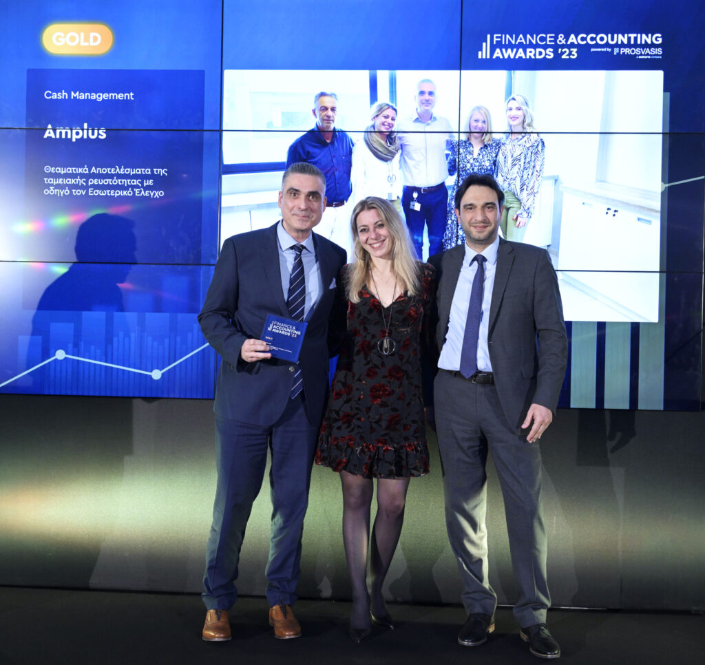 Τριπλή βράβευση για την AMPLUS Technologies στα Finance & Accounting Awards 2023