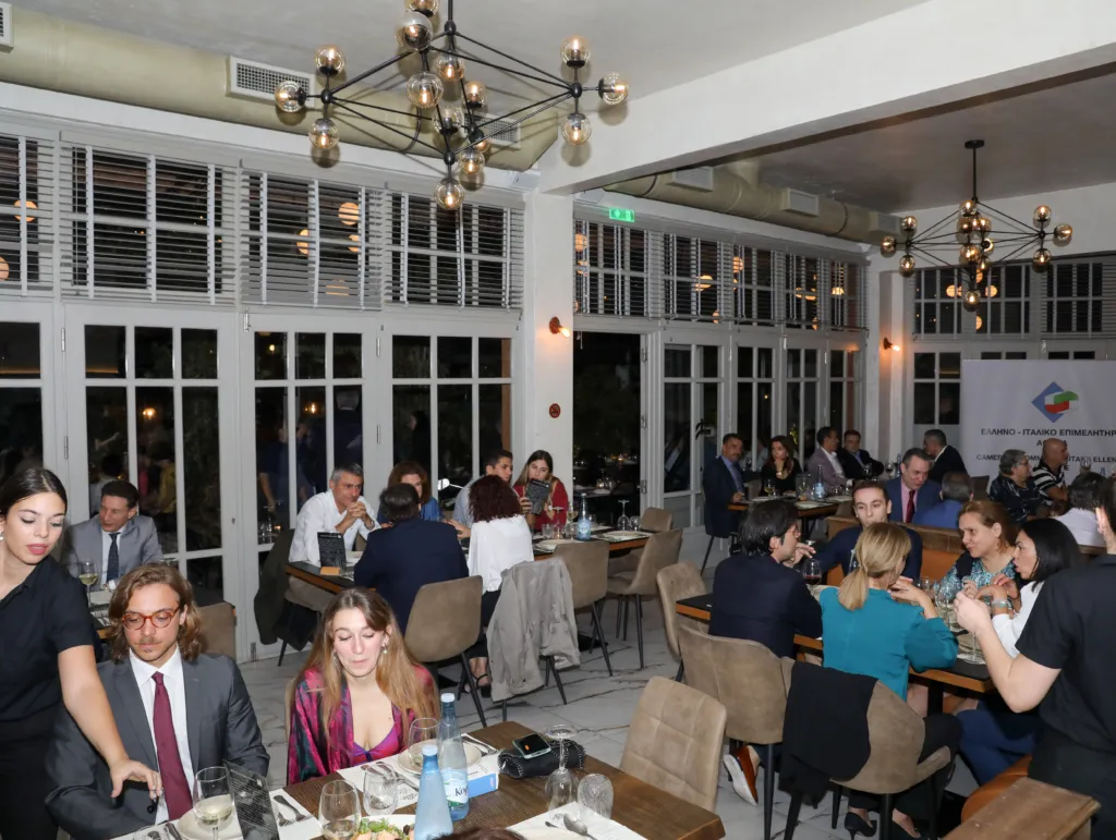 Serata di degustazione italiana per la Camera di Commercio Italo-Ellenica  di Atene