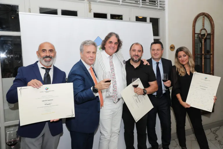 Serata di degustazione italiana per la Camera di Commercio Italo-Ellenica  di Atene