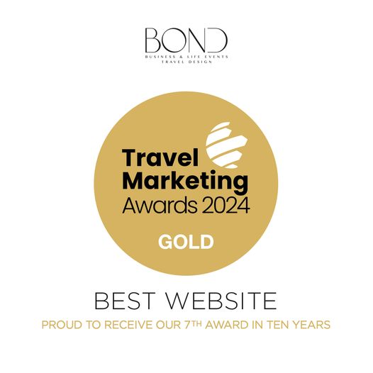 Η BOND Events & Travel Design Μέλος του Επιμελητηρίου μας κέρδισε το Χρυσό Βραβείο Καλύτερης Ιστοσελίδας στα Travel Marketing Awards 2024.