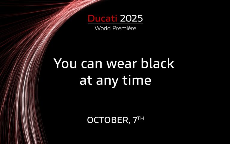 Ducati World Première 2025 – You can wear black at any time
