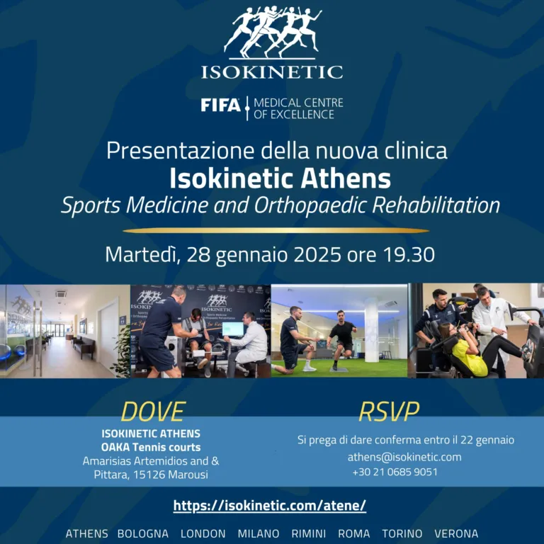 Presentazione della nuova clinica Isokinetic Athens