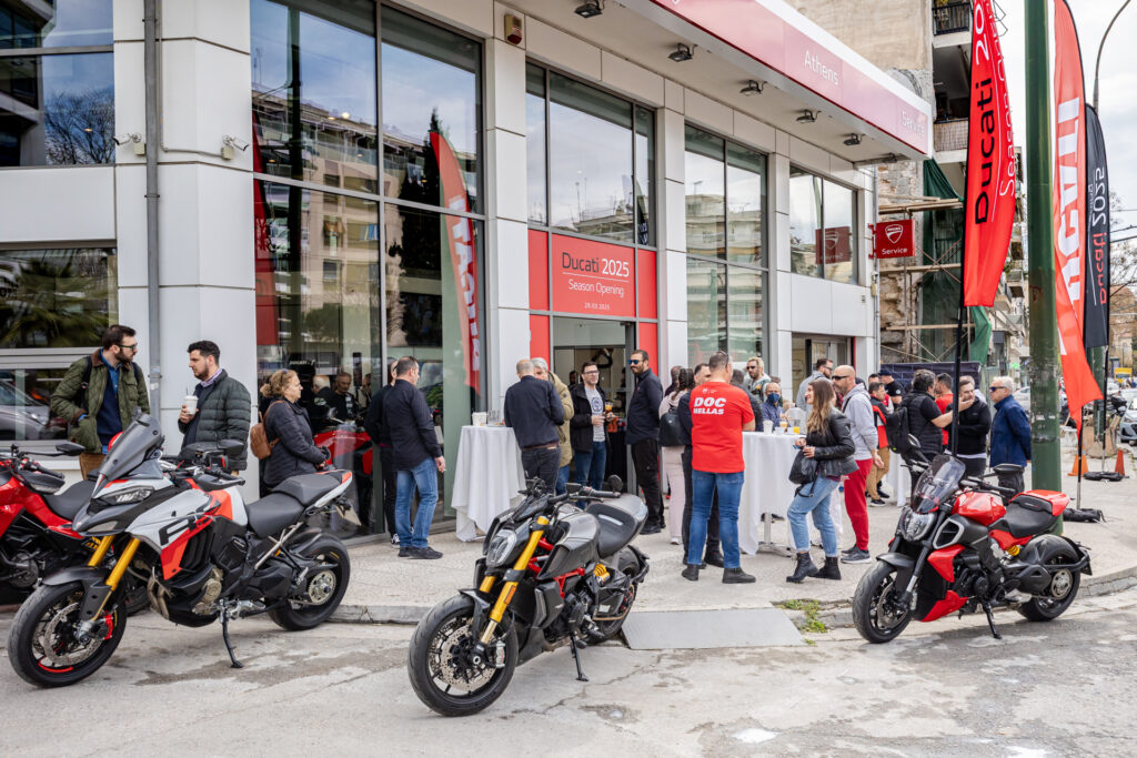 Ducati Season Opening 2025 Ένα εκρηκτικό ξεκίνημα για τη νέα σεζόν στο Ducati Athens!