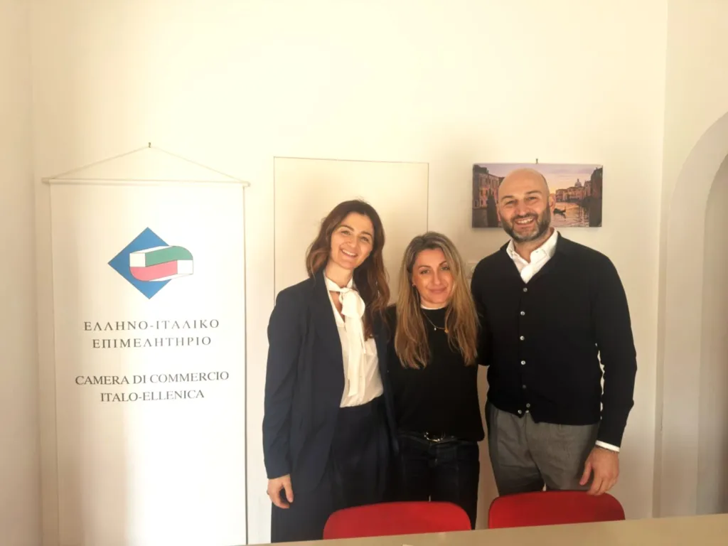 Si e’ svolto in data 3 Marzo 2026, il workshop per l’azienda italiana BIANCAMORE presso gli uffici della Camera di Commercio Italo-Ellenica di Atene