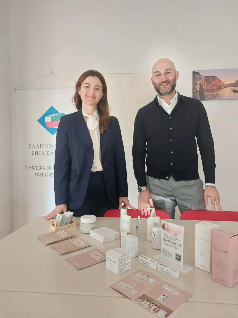 Si e’ svolto in data 3 Marzo 2026, il workshop per l’azienda italiana BIANCAMORE presso gli uffici della Camera di Commercio Italo-Ellenica di Atene
