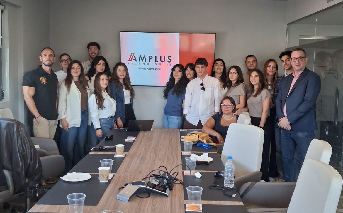 Amplus Technologies : Επίσκεψη 16 προπτυχιακών και μεταπτυχιακών Ιταλών φοιτητών