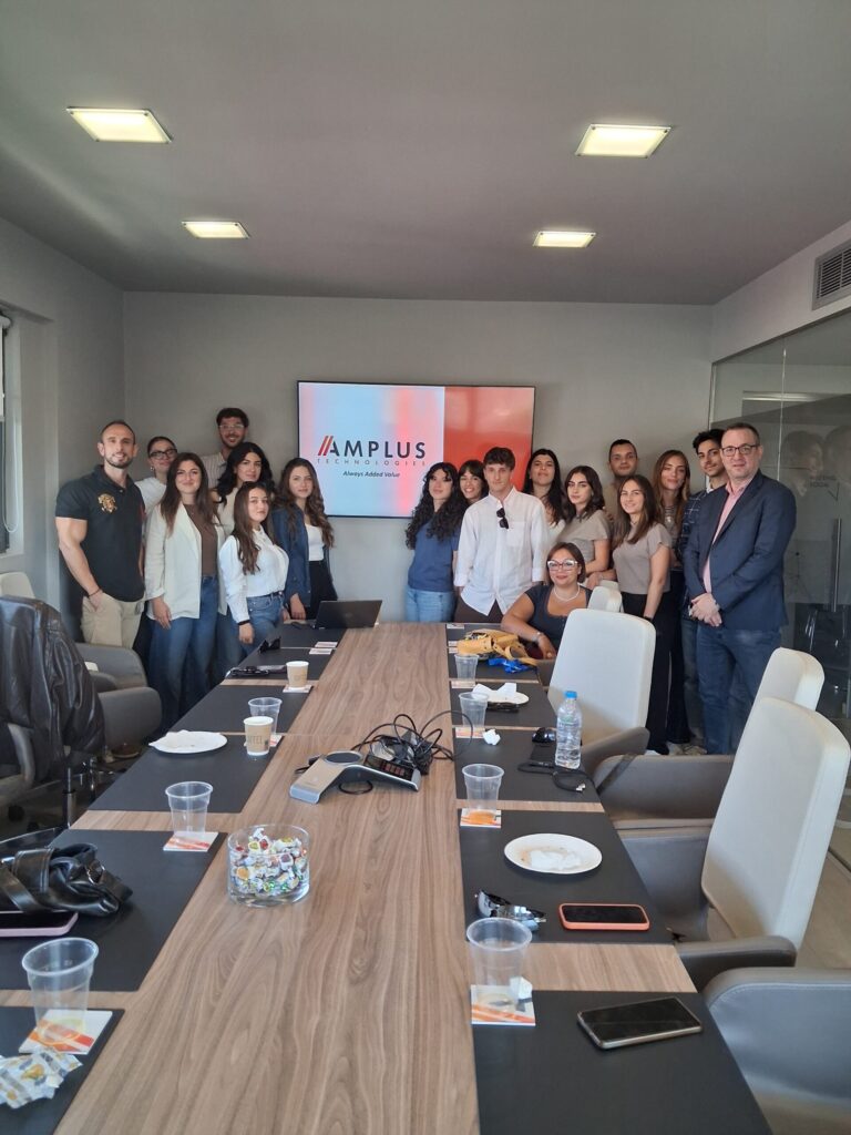 Amplus Technologies : Επίσκεψη 16 προπτυχιακών και μεταπτυχιακών Ιταλών φοιτητών